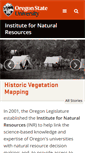 Mobile Screenshot of inr.oregonstate.edu