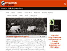 Tablet Screenshot of inr.oregonstate.edu