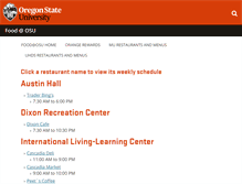 Tablet Screenshot of food.oregonstate.edu