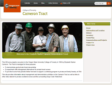 Tablet Screenshot of camerontract.forestry.oregonstate.edu