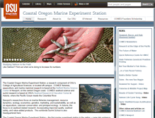 Tablet Screenshot of marineresearch.oregonstate.edu