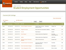 Tablet Screenshot of jobs.forestry.oregonstate.edu