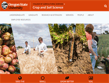 Tablet Screenshot of cropandsoil.oregonstate.edu