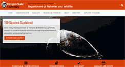 Desktop Screenshot of fw.oregonstate.edu
