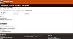 Desktop Screenshot of lists.oregonstate.edu
