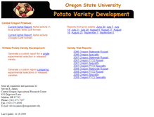 Tablet Screenshot of potatovariety.oregonstate.edu