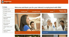 Desktop Screenshot of jobs.oregonstate.edu