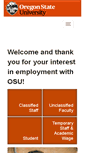 Mobile Screenshot of jobs.oregonstate.edu