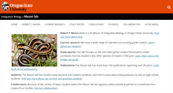 Desktop Screenshot of masonlab.science.oregonstate.edu