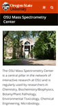 Mobile Screenshot of mass-spec.science.oregonstate.edu