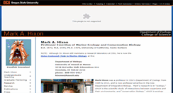 Desktop Screenshot of hixon.science.oregonstate.edu
