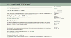 Desktop Screenshot of journals.library.oregonstate.edu