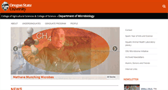 Desktop Screenshot of microbiology.science.oregonstate.edu