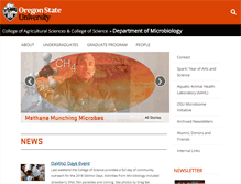 Tablet Screenshot of microbiology.science.oregonstate.edu