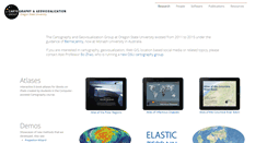 Desktop Screenshot of cartography.oregonstate.edu