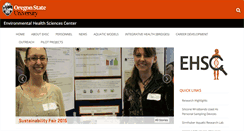 Desktop Screenshot of ehsc.oregonstate.edu
