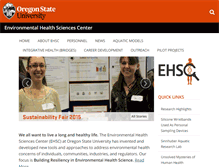 Tablet Screenshot of ehsc.oregonstate.edu