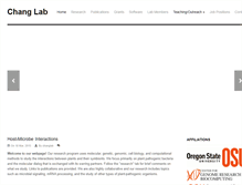 Tablet Screenshot of changlab.cgrb.oregonstate.edu